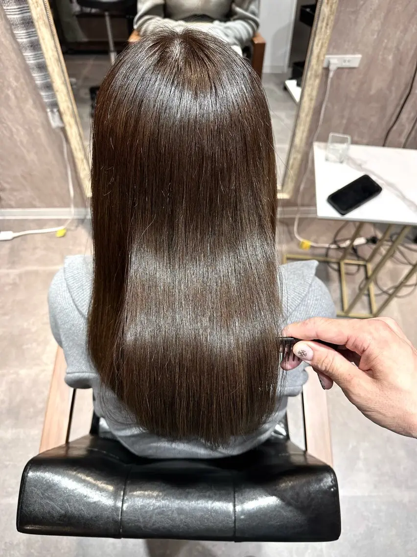 セミロング quill クイル　ツボイタクマのヘアスタイル