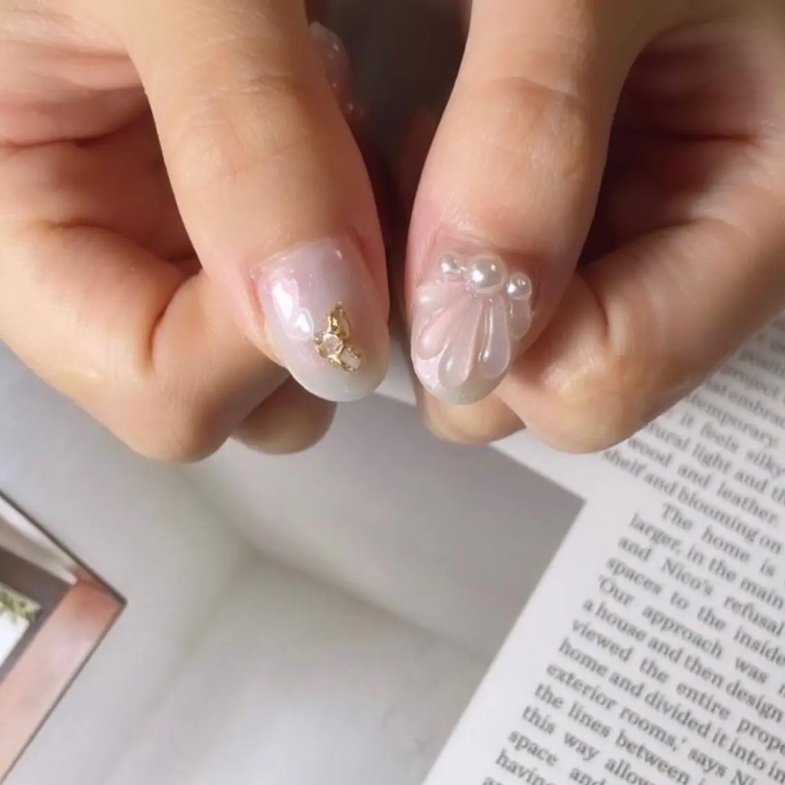 ネイル ニュアンスネイル 夏ネイル Lofinails ちひろのネイルデザイン