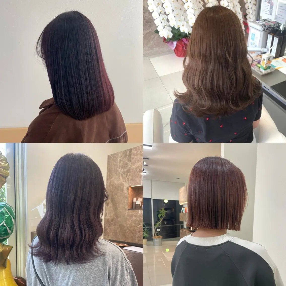 カラー 透明感カラー イヤリングカラー特化 🎀於曽能実夢のヘアスタイル