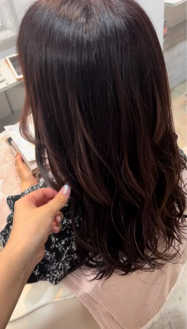 ロング bouquet 野口晴菜のヘアスタイル