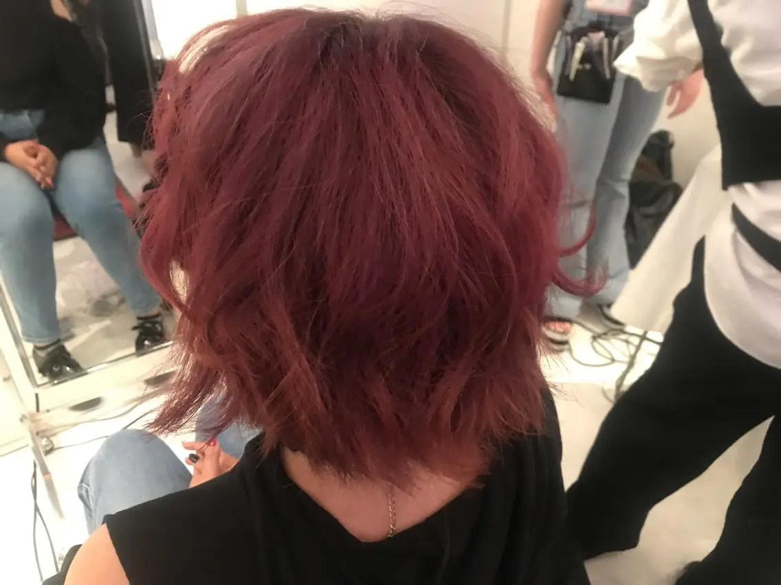 ショート カラー ヘアアレンジ 蔵前🫧韓国風レイヤ ーカット🫧KAHOのヘアスタイル