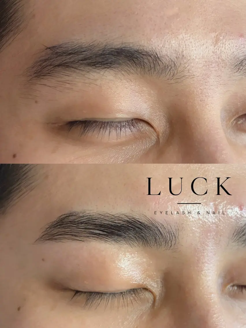アイブロウ LUCK /JuRI🐶のマツエク・マツパデザイン