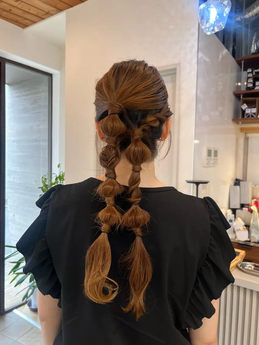 ロング ヘアアレンジ kayo吉祥寺ブリー チモデル募集中✨のヘアスタイル