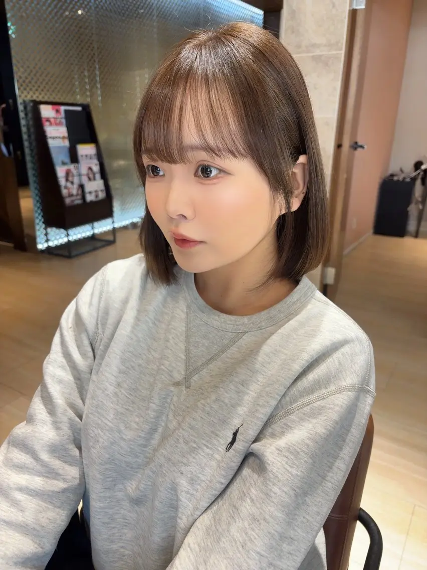 【お顔まわりのうねりが気になる方☝🏻】前髪縮毛➕前髪カット💇🏻‍♀️✨の写真