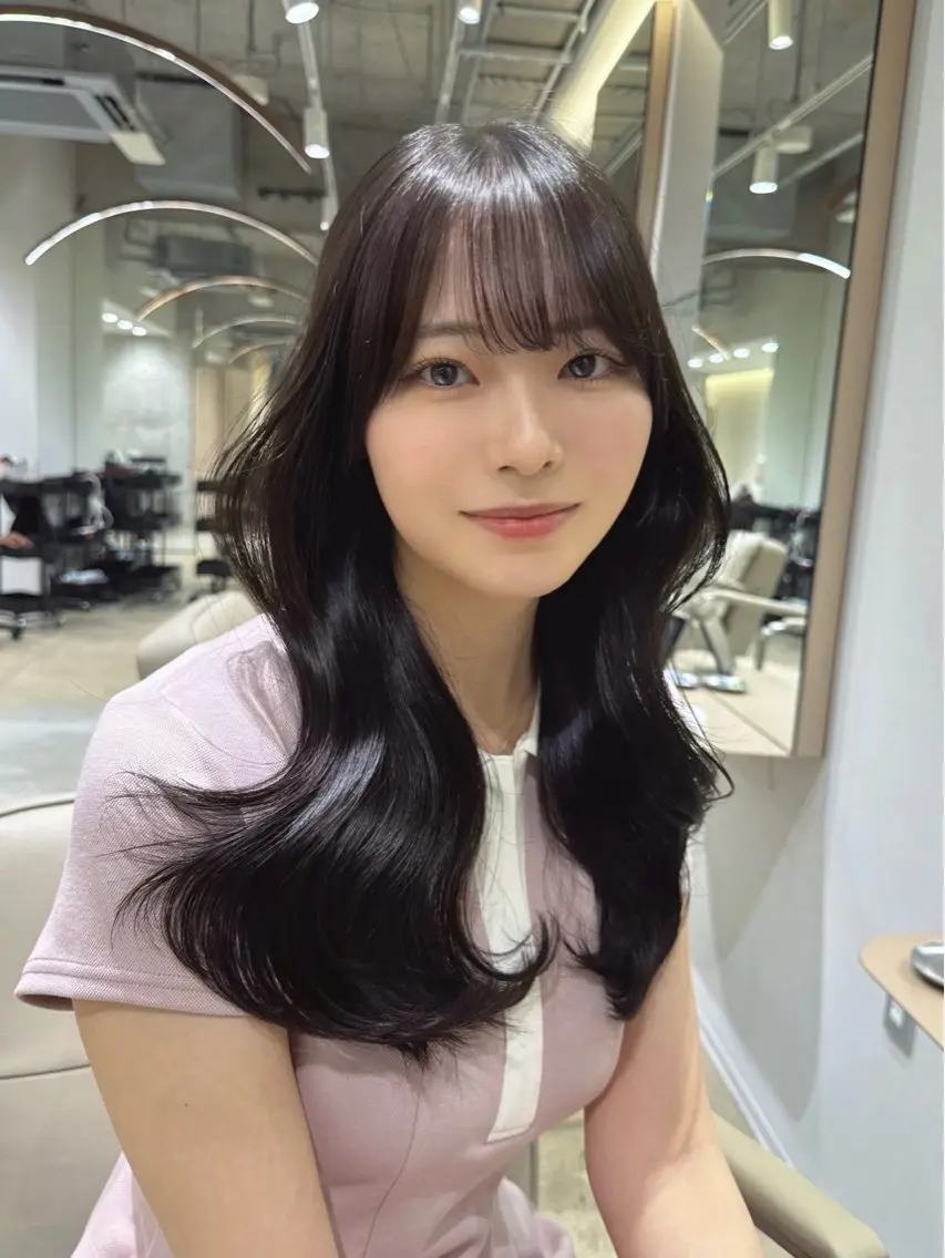 ロング カラー ヘアカラー トリートメント 🦋トレンドヘア🦋 竹内克弥のヘアスタイル