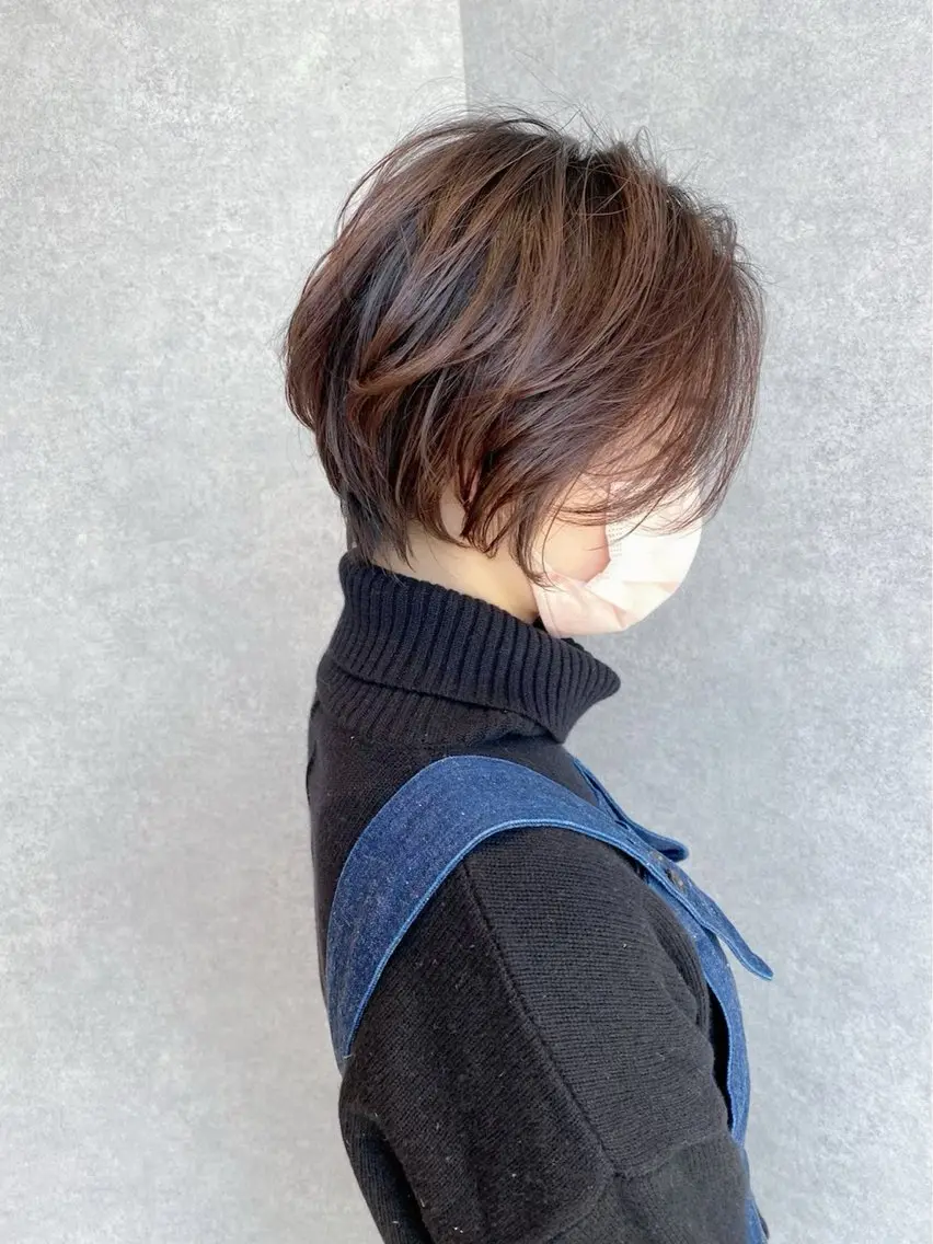 ショート カラー 天野 蒼汰のヘアスタイル