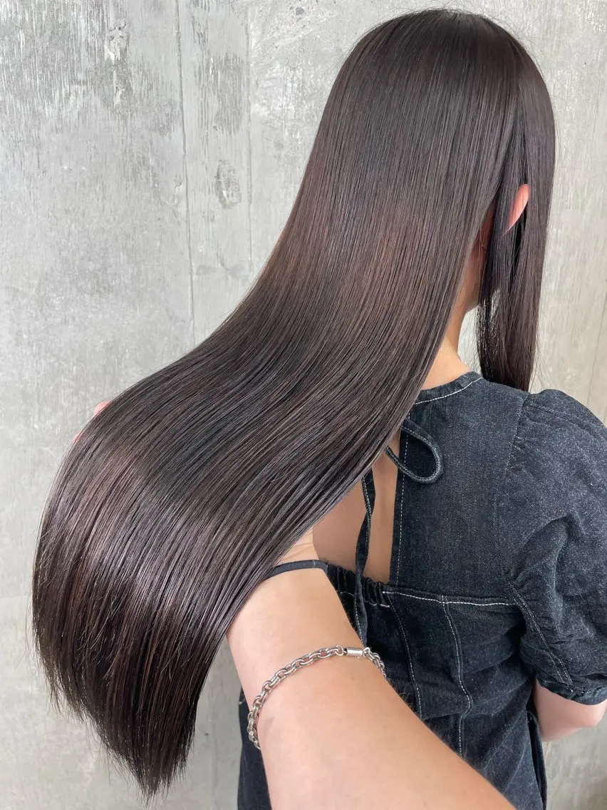 【ご新規様限定】【髪質改善】【5月29日、30日限定50%OFF】カット+酸性ストレート+トリートメントの写真