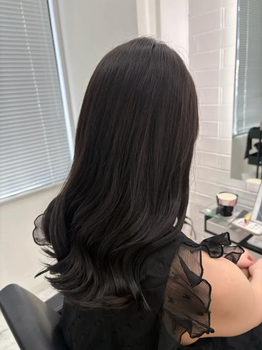 ロング カット ヘアカラー トリートメント 髪質改善サロン🫧 セキチサトのヘアスタイル
