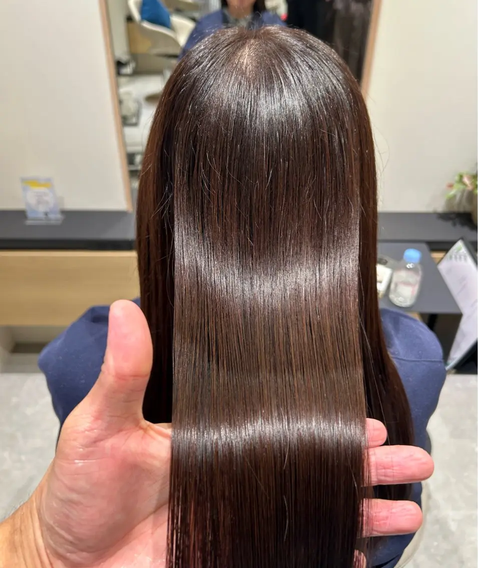 ロング カラー 柳澤 武宏のヘアスタイル
