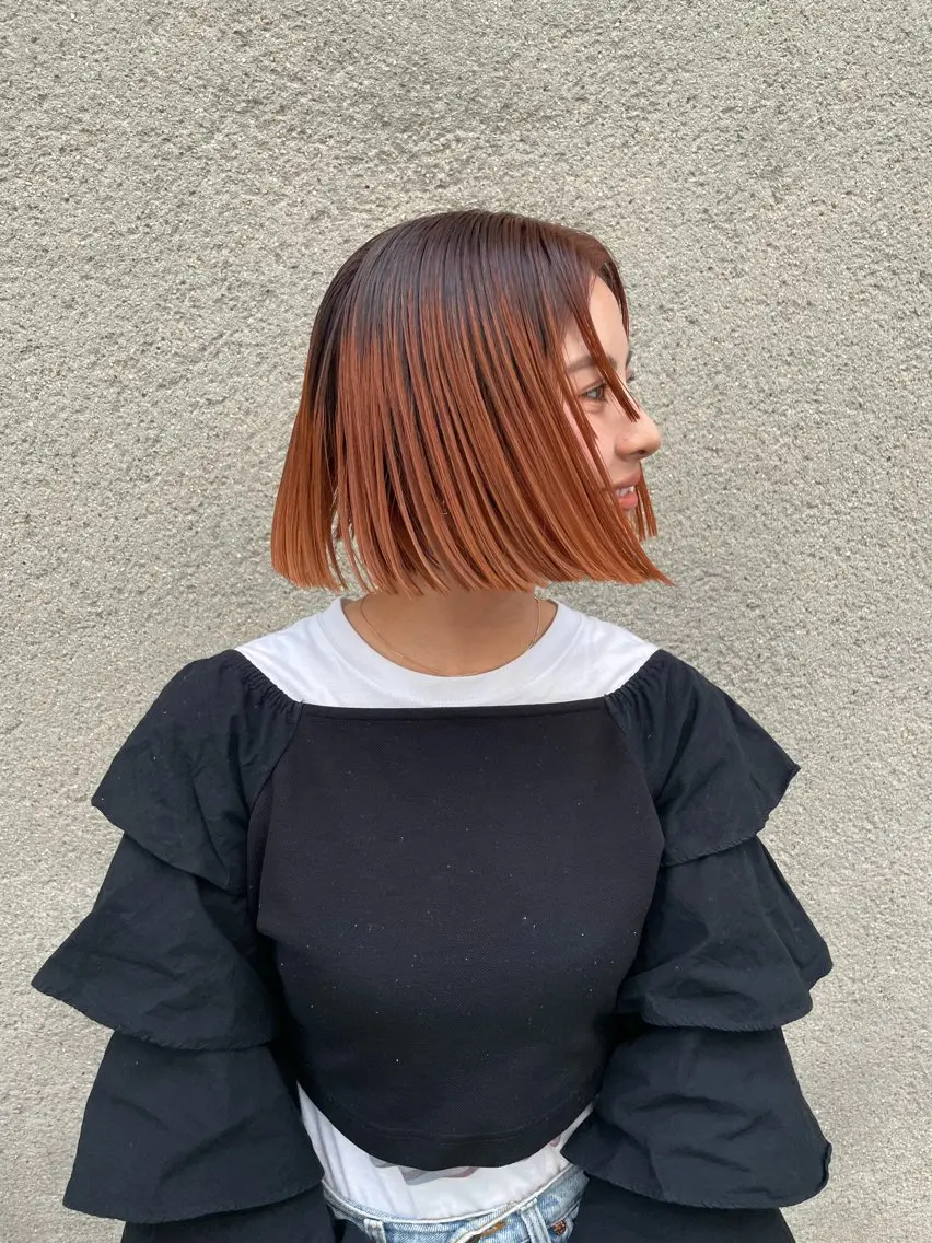 ミディアム カラー パーマ ヘアアレンジ メンズ tatsumi/ボブ ウルフ/レイヤーのヘアスタイル