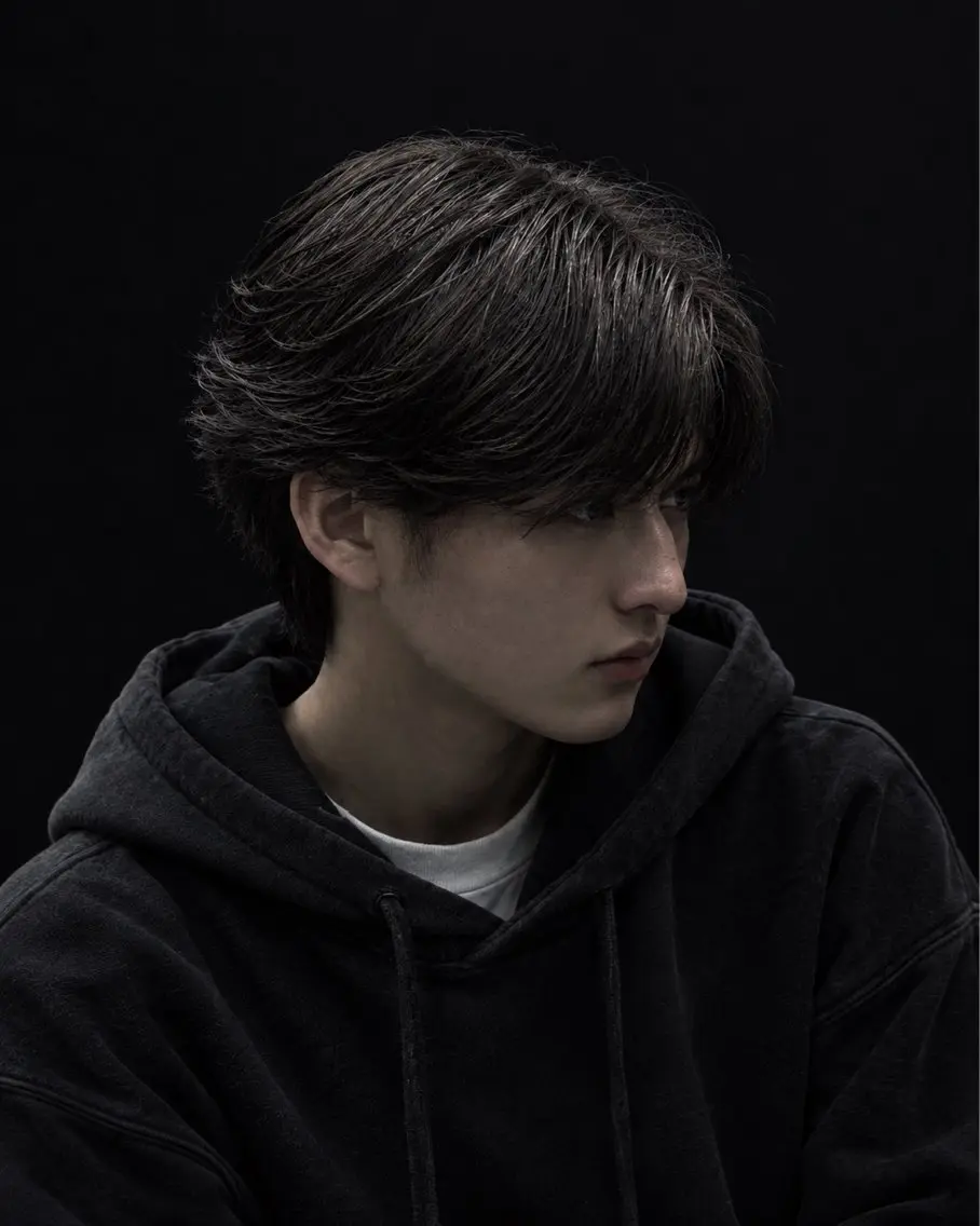 メンズ センターパート カット 町田/センターパート 特化/KOYOのヘアスタイル