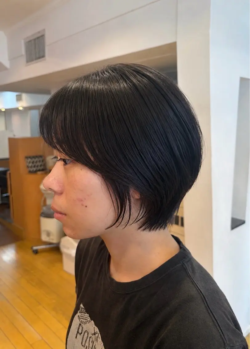 ショート ショートヘア カット igrek田口 響希のヘアスタイル