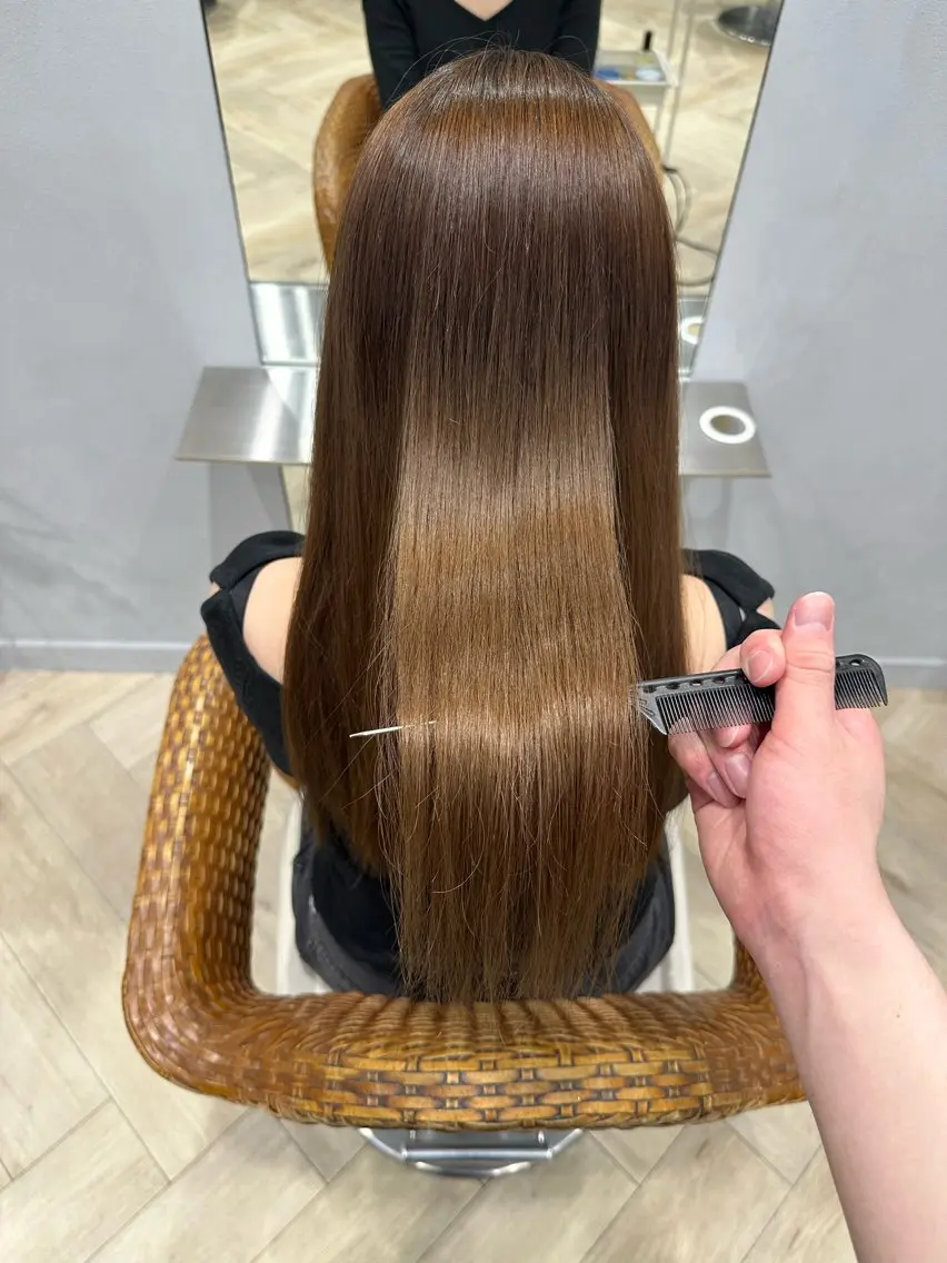 ロング 菊池 諒平のヘアスタイル