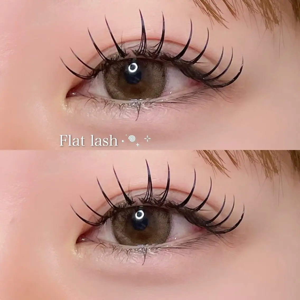 マツエク・マツパ フラットラッシュ マツエク eyelash Re:nkのマツエク・マツパデザイン