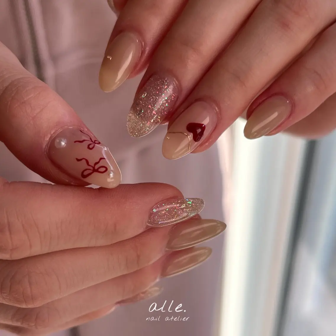 ネイル ハンドネイル atelier alle.のネイルデザイン