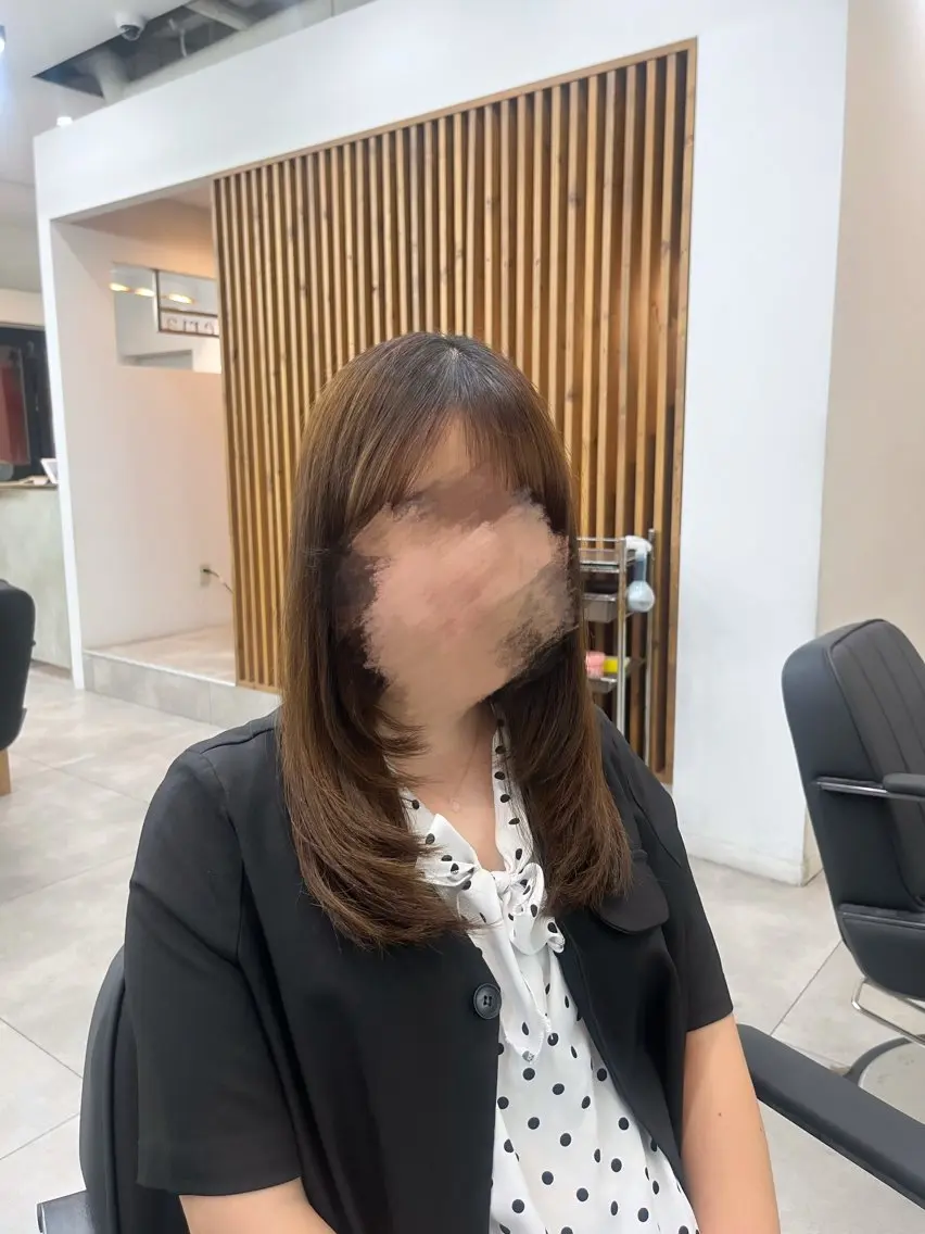 ロング カラー カット ヘアカラー トリートメント ヘッドスパ ヘアセット 新宿/韓国ヘア ナチュラル SAYAのヘアスタイル