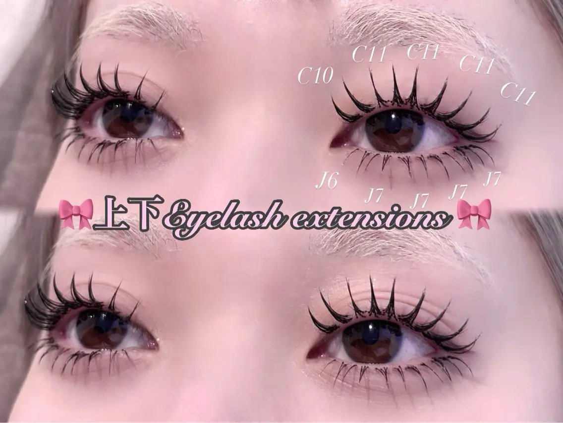 マツエク・マツパ LED💕No.1 ︎CHIKAʚ🎀ɞのマツエク・マツパデザイン