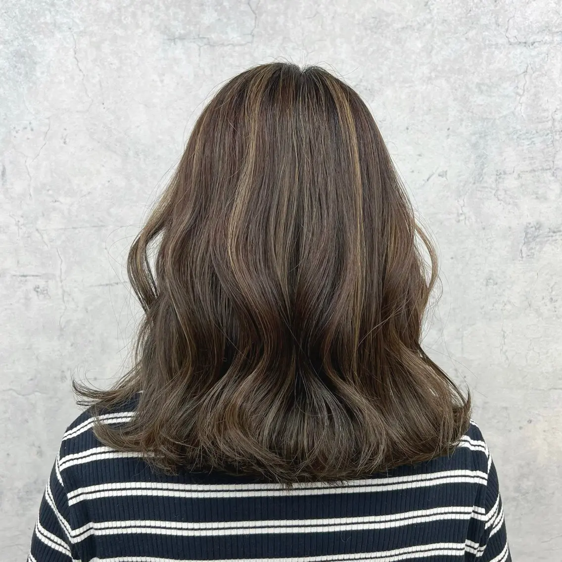 セミロング カラー JUNSHIN🦋 ヘアセット／カラーのヘアスタイル