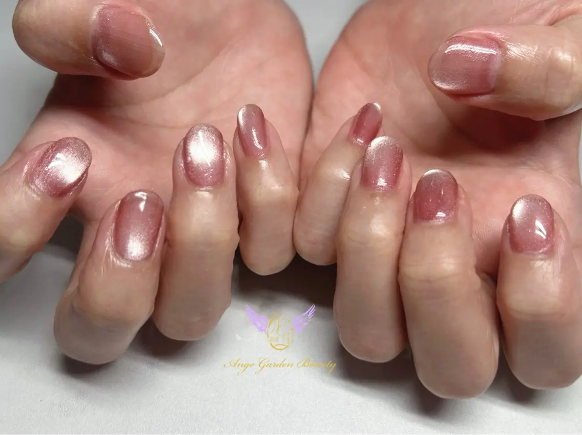 ネイル ジェルネイル マグネットネイル AngeGarden Beautymihoのネイルデザイン