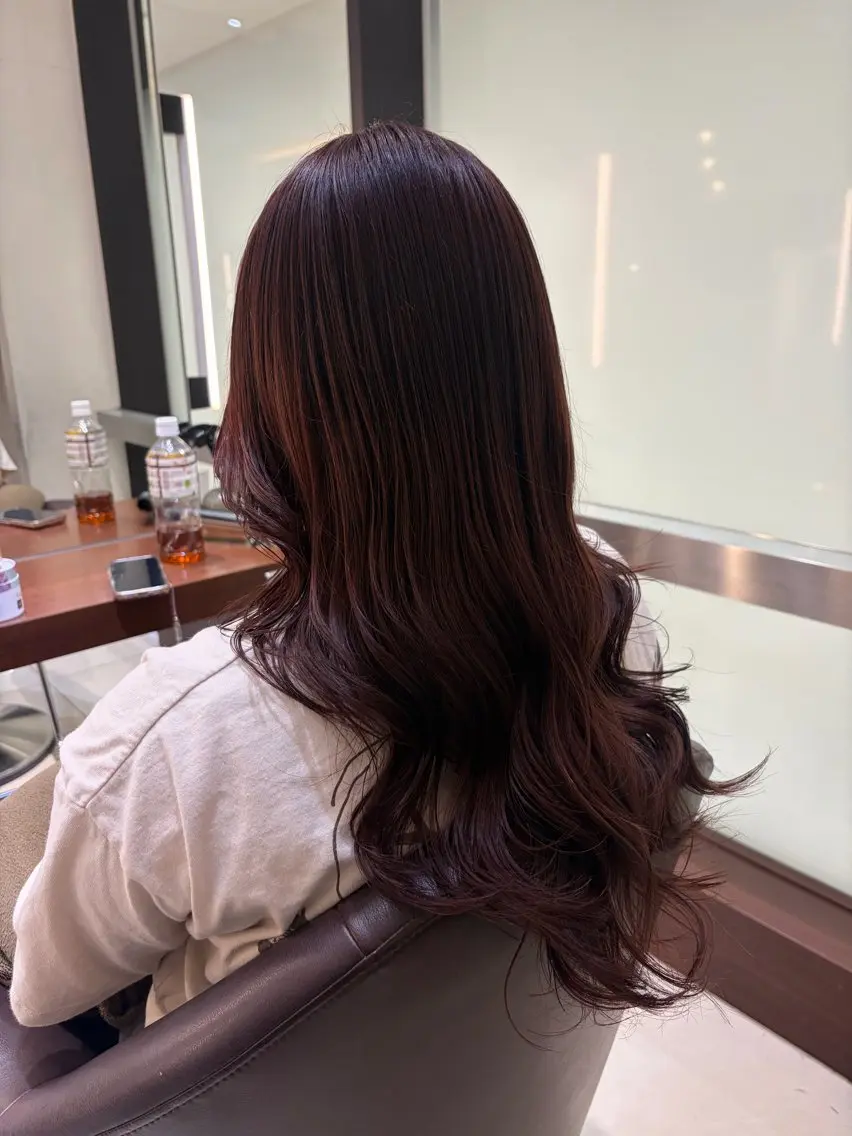 ロング ピンクブラウン 🎀奈良 真琴🎀のヘアスタイル