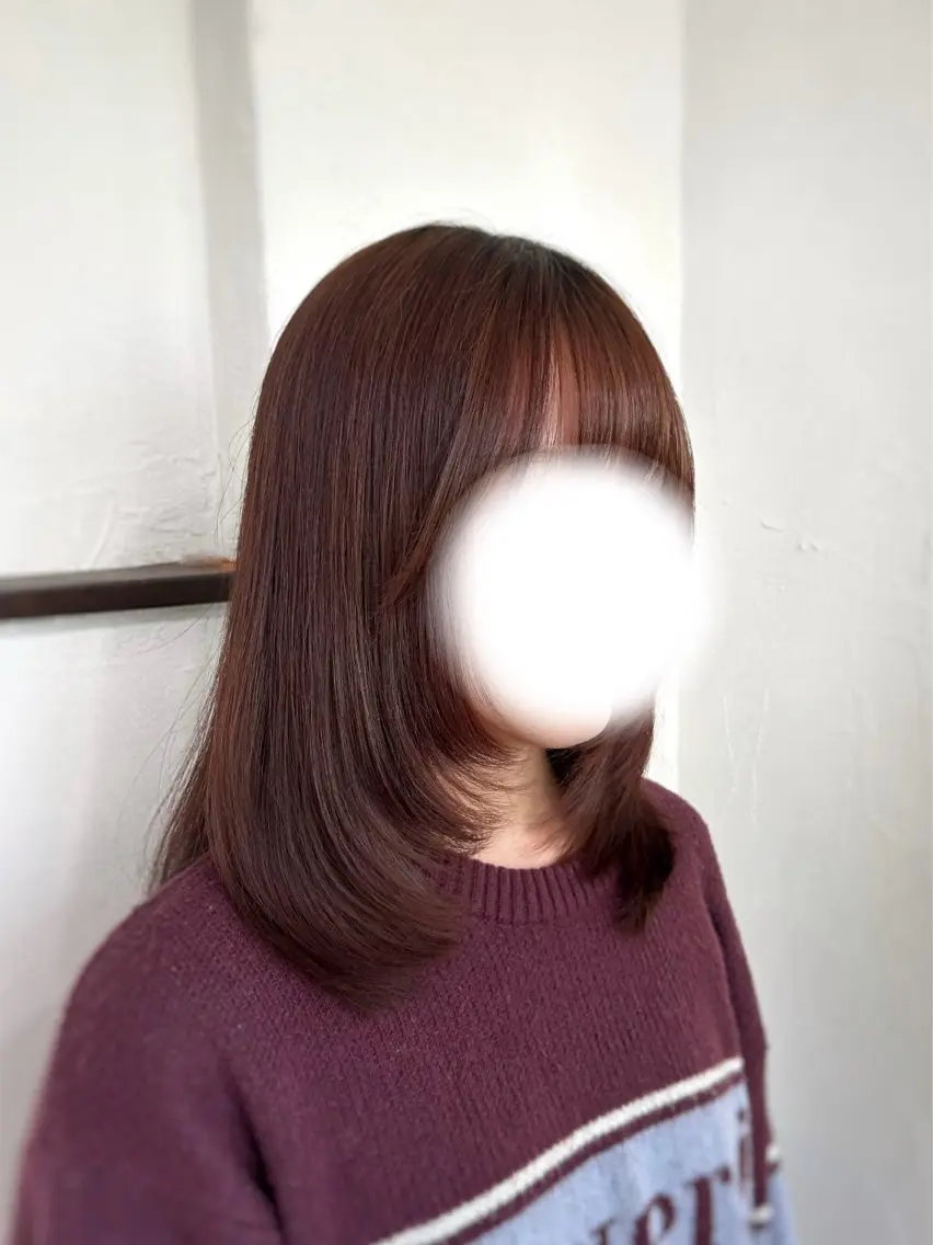 🎀メンテナンスカット‪＋ワンカラー🥣＋Aujua 4stepトリートメント🎀ˊ˗ロング料金込みの写真