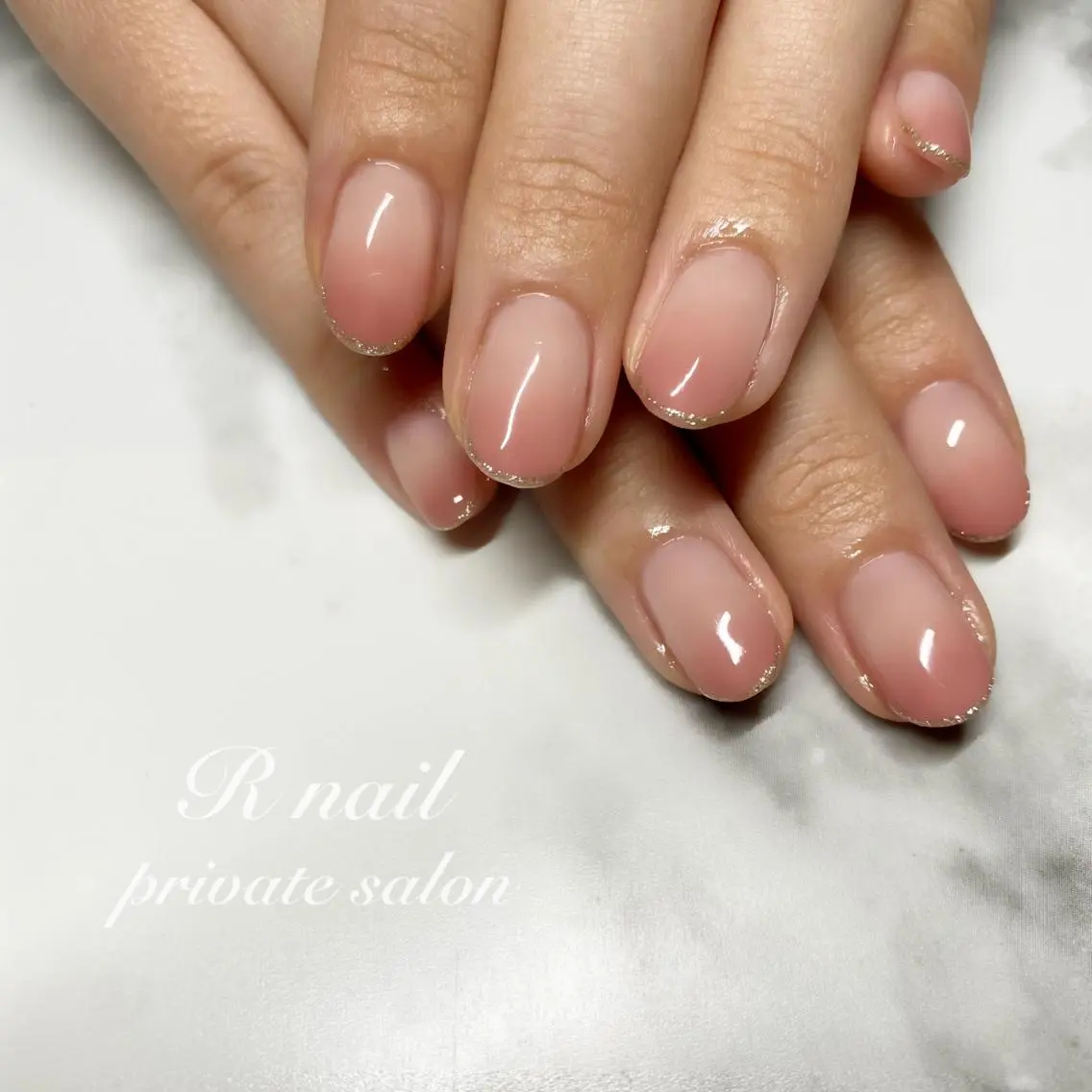 ネイル ラメ(グリッター) R nailのネイルデザイン