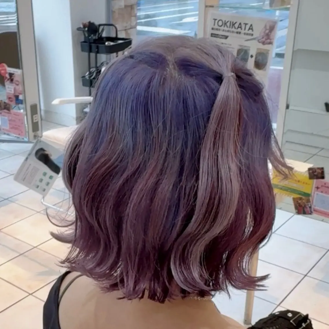 ショート ヘアアレンジ ボブ ショートヘア ヘアセット ブリーチ/ヘアセット 【𝙍𝙞𝙣𝙤】のヘアスタイル