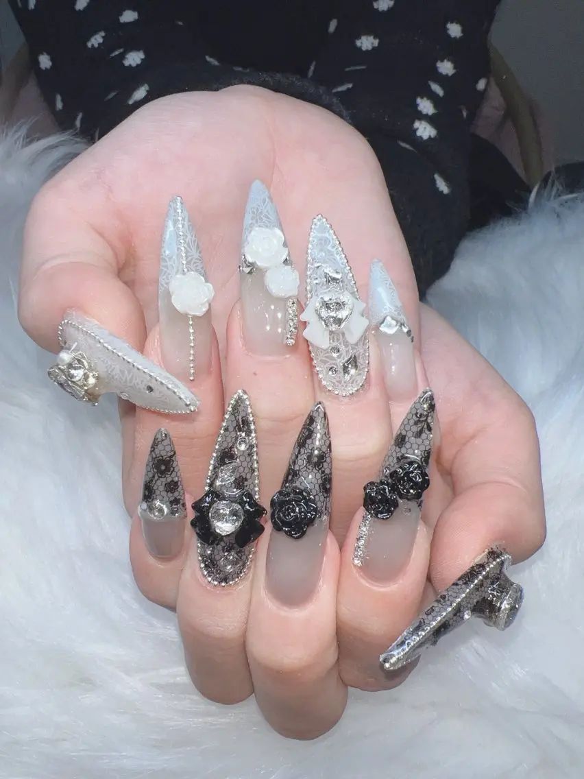 ネイル ハンドネイル Lee Nails チップ長さだし専門店のネイルデザイン