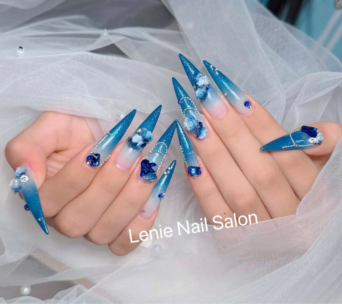 ネイル アートネイル 韓国ネイル 持ち込み ワンホンネイル ハンドネイル Lenie Nail Salonのネイルデザイン