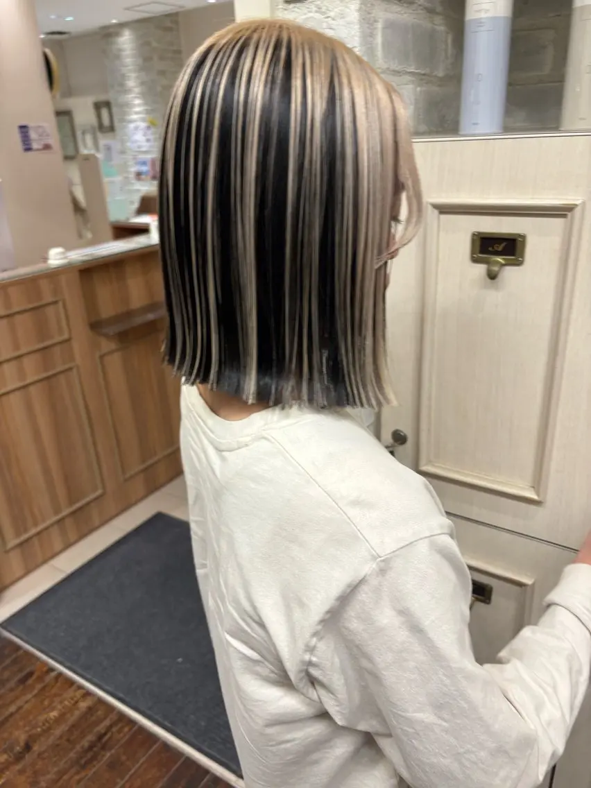 ミディアム トリートメント 【美ボブ.艶カラー. 梅田茶屋町】midoのヘアスタイル