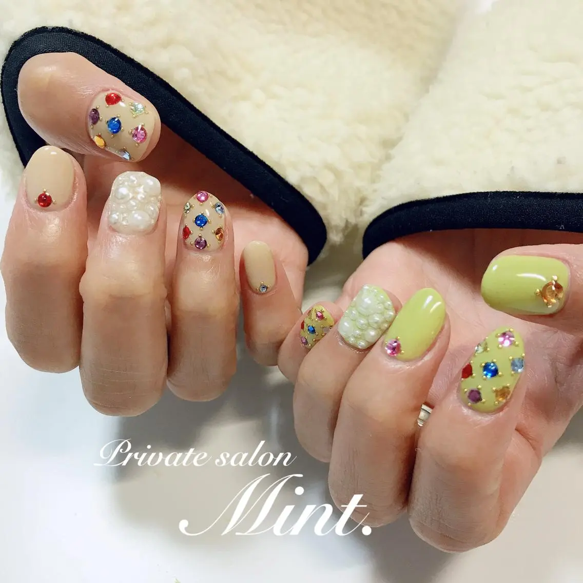 ショート ネイル ジェルネイル ハンドネイル Mint. nailのネイルデザイン