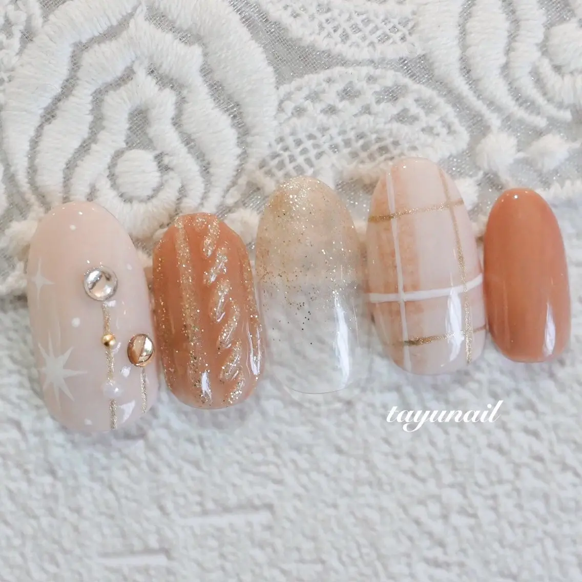 ネイル アートネイル ジェルネイル パラジェル ネイルサロン 【たゆnail】のネイルデザイン