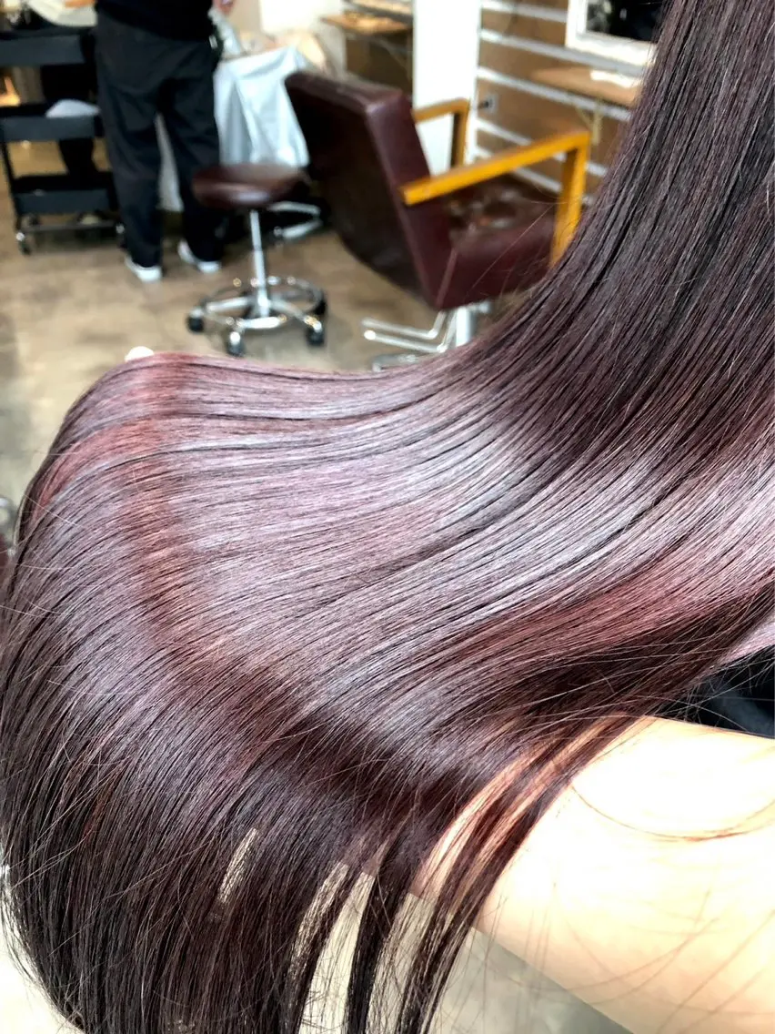 ロング ヘアカラー loup yunaのヘアスタイル