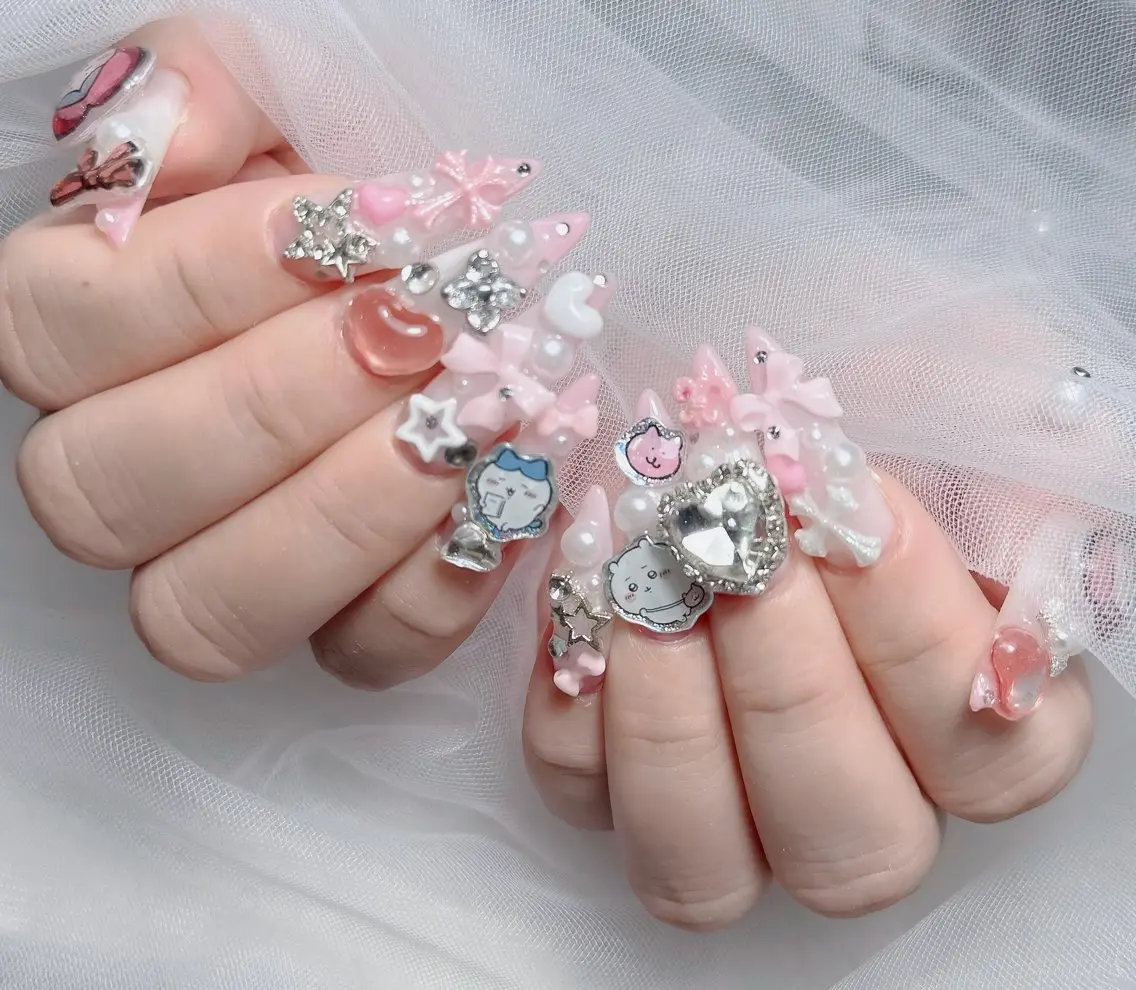 ネイル アートネイル 持ち込み ワンホンネイル ハンドネイル Lenie Nail Salonのネイルデザイン