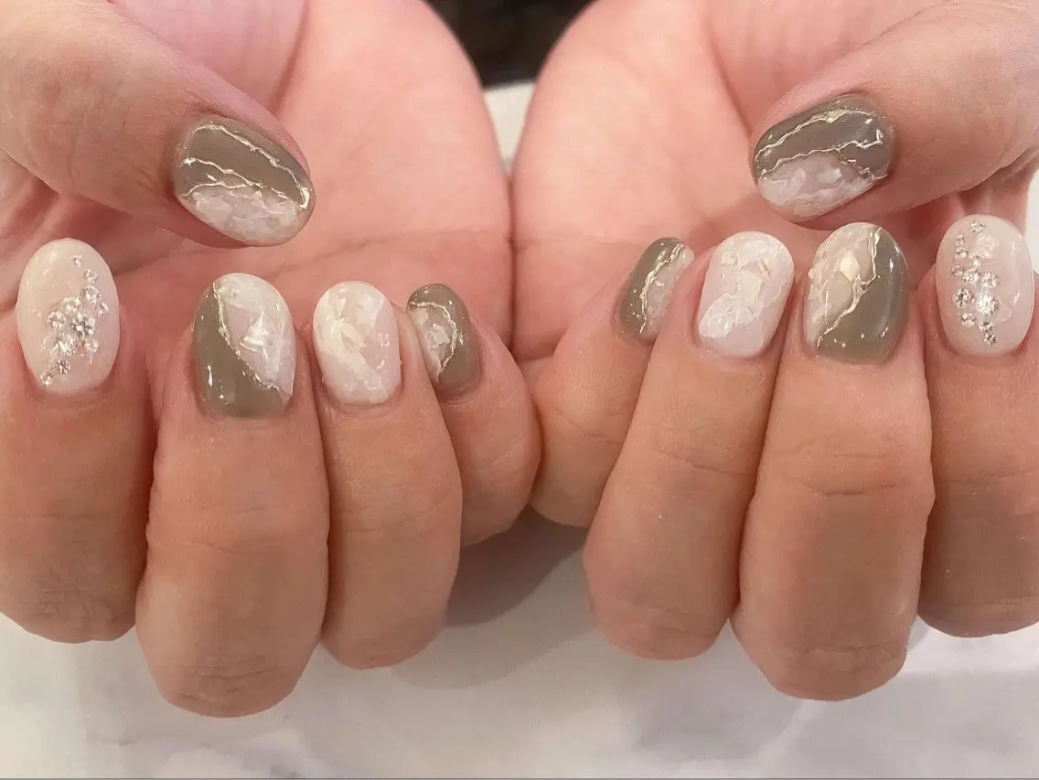 ネイル アートネイル 入学式 ジェルネイル ニュアンスネイル ワンカラーネイル f'bloom L’ecrinのネイルデザイン