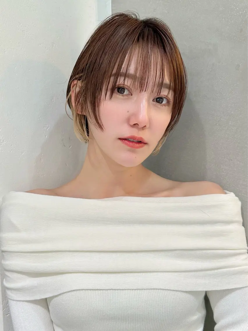 ショート カット ヘアカラー トリートメント ヘッドスパ 縮毛矯正/レイヤー taiga🐯のヘアスタイル
