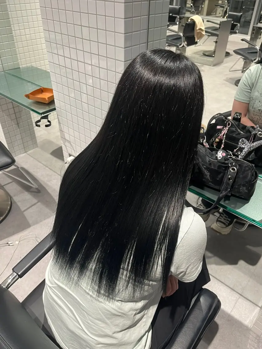 ロング カラー 髪質改善 トリートメント 🦋‪ ひなのヘアスタイル