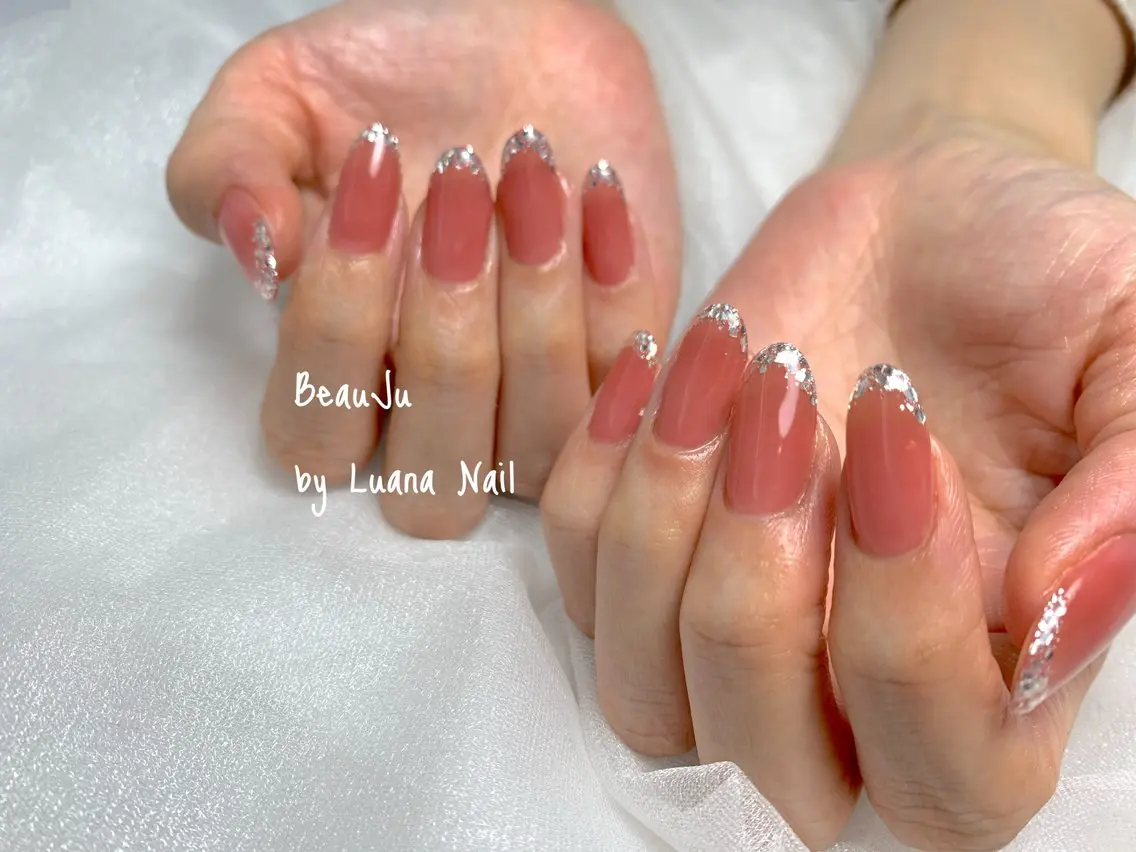 ネイル ラメ(グリッター) ハンドネイル BeauJu by Luana Nailのネイルデザイン