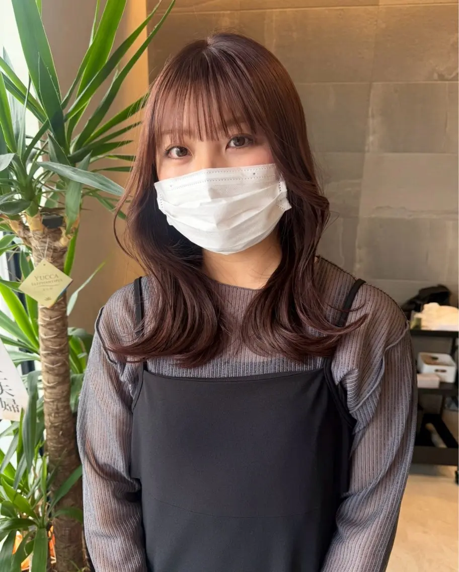 ❤️🍒one color + treatmentの写真