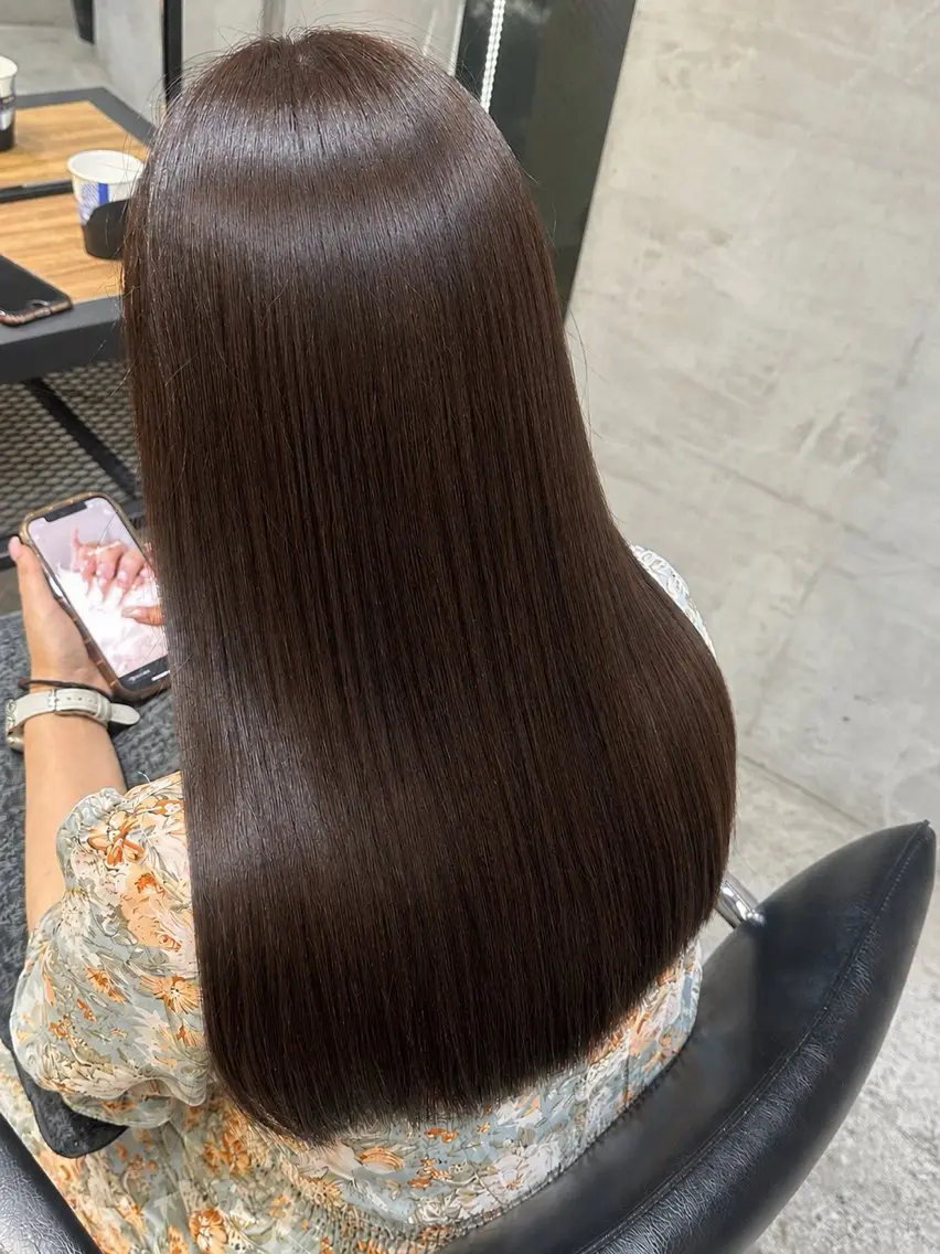 【艶髪度NO.1】カット+Premium髪質改善TR+ケアカラー¥16900【髪質改善/池袋】の写真