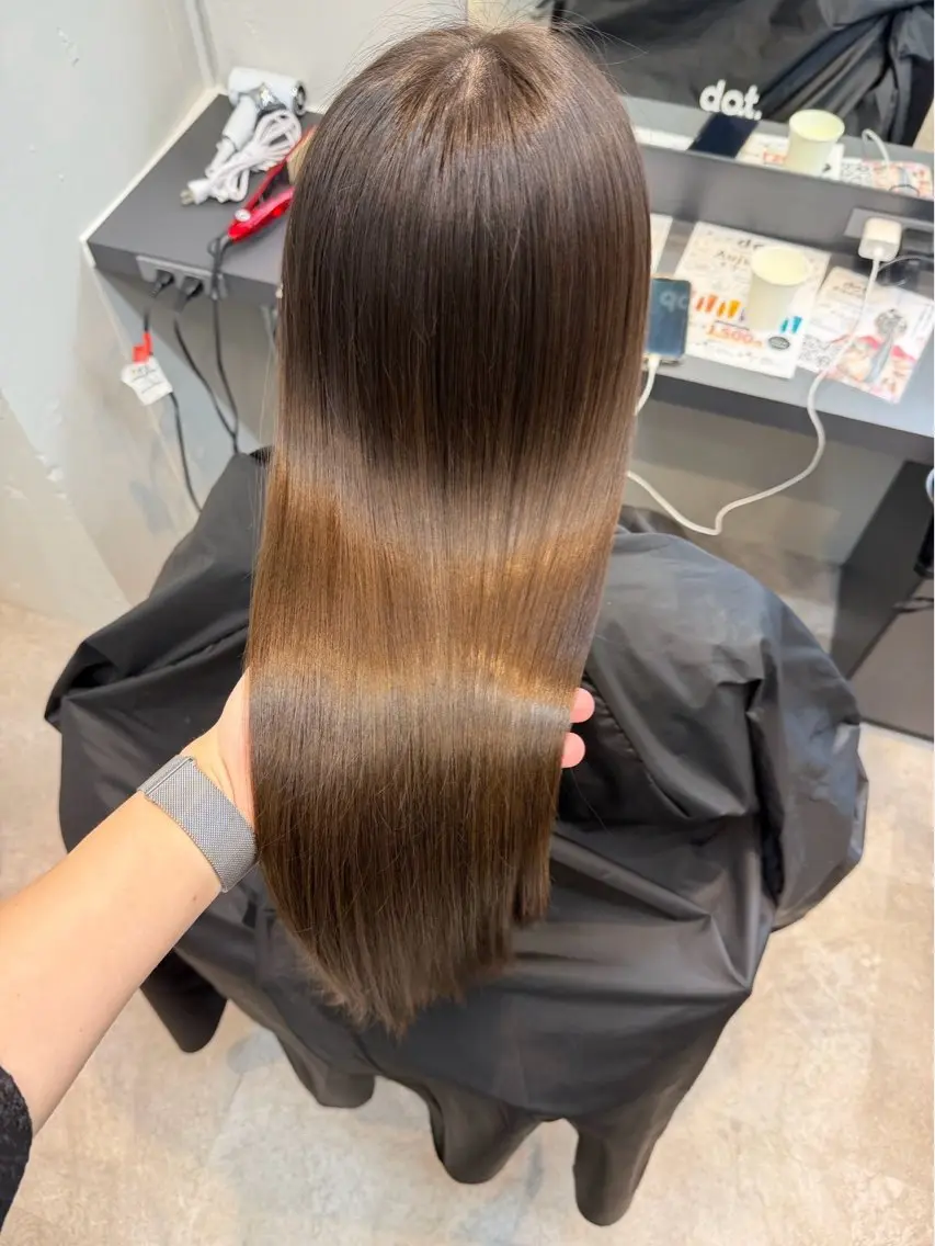 ワンカラー＋Aujua7step トリートメントの写真
