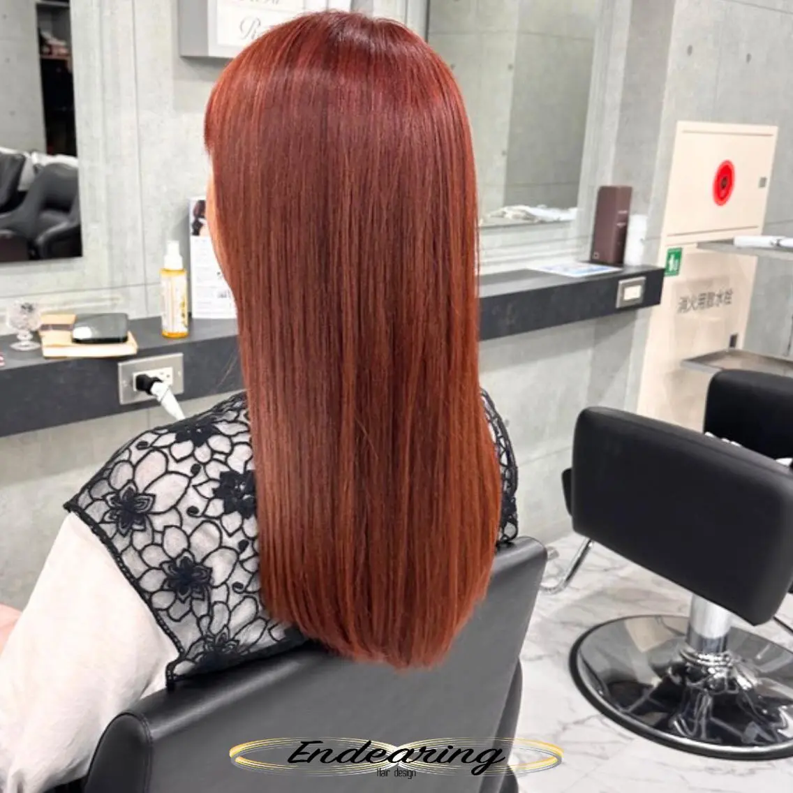 カラー 透明感カラー ピンクカラー カット ヘアカラー Endearing 銀座/レイヤーカットのヘアスタイル