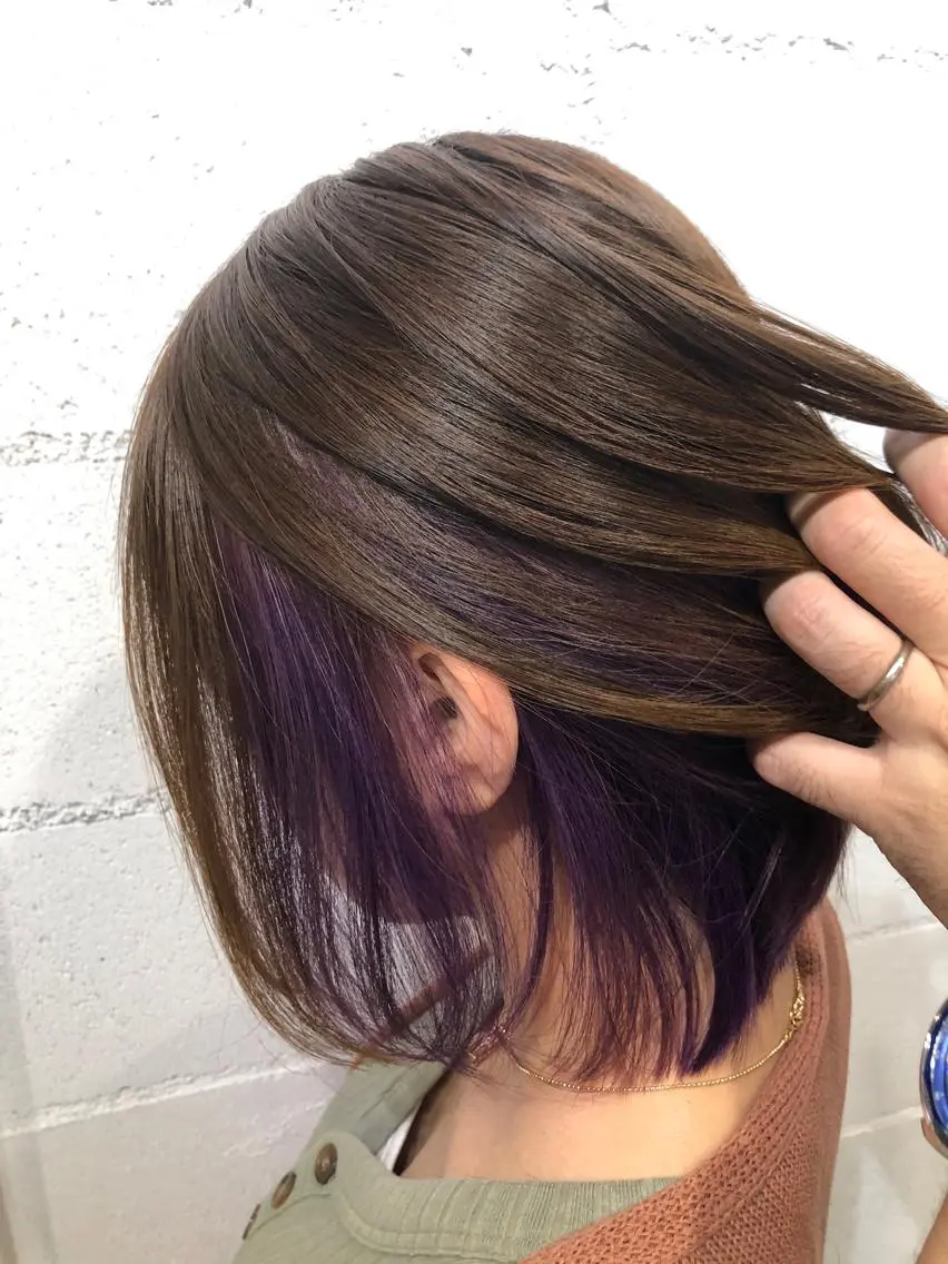 【ミニモ限定】カット+インナーカラー(ブリーチ部分オンカラー込)の写真