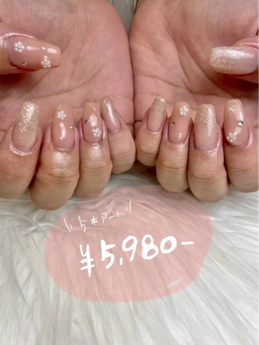 【オフ込み】5本アートコース(持ち込みアート)の写真