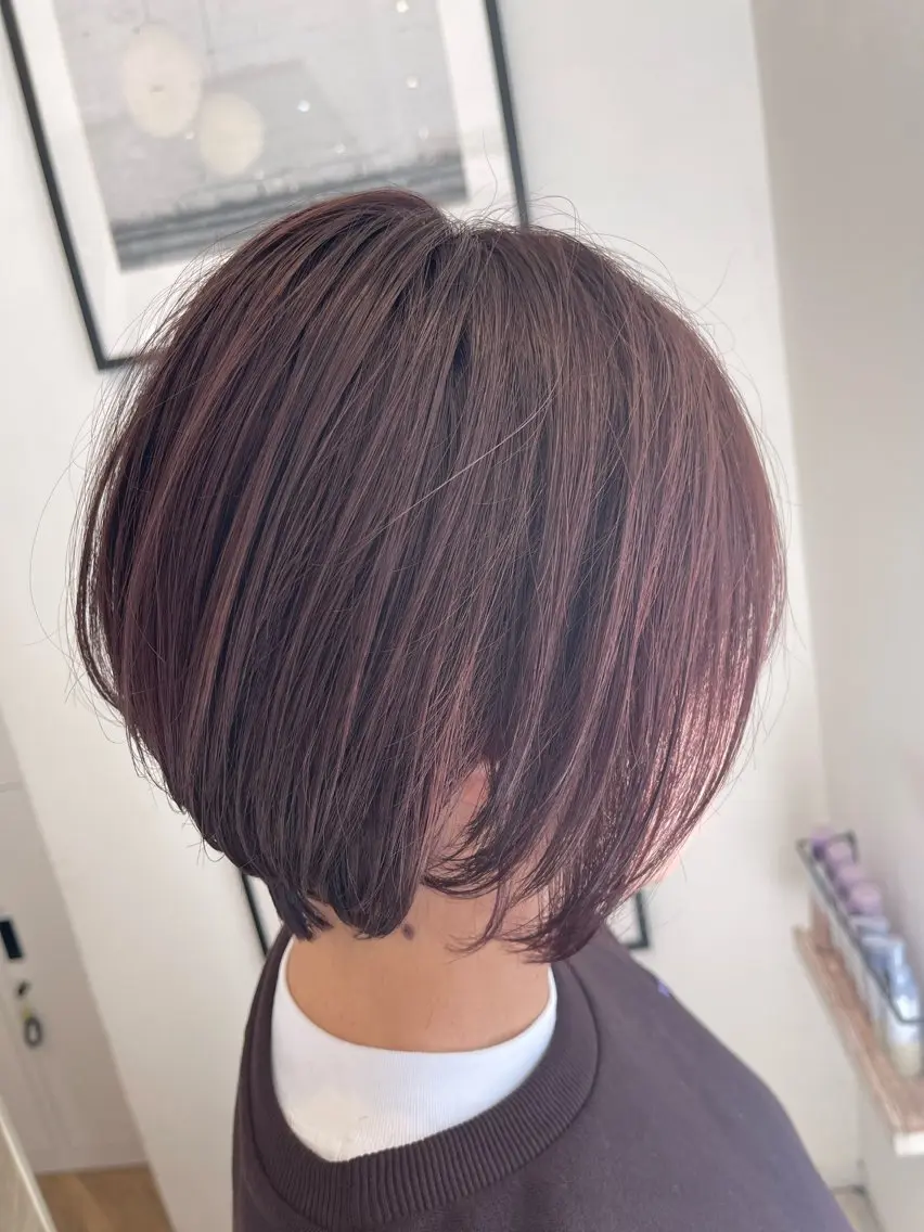 ショート カラー 塚本 昂のヘアスタイル