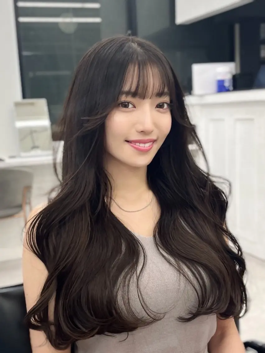 セミロング カラー パーマ ヘアアレンジ メンズ メンズ韓国風 イルミナカラー 髪質改善 韓国風ヘア レイヤーカット 韓国ヘア×2way 🇰🇷和知拓郎のヘアスタイル