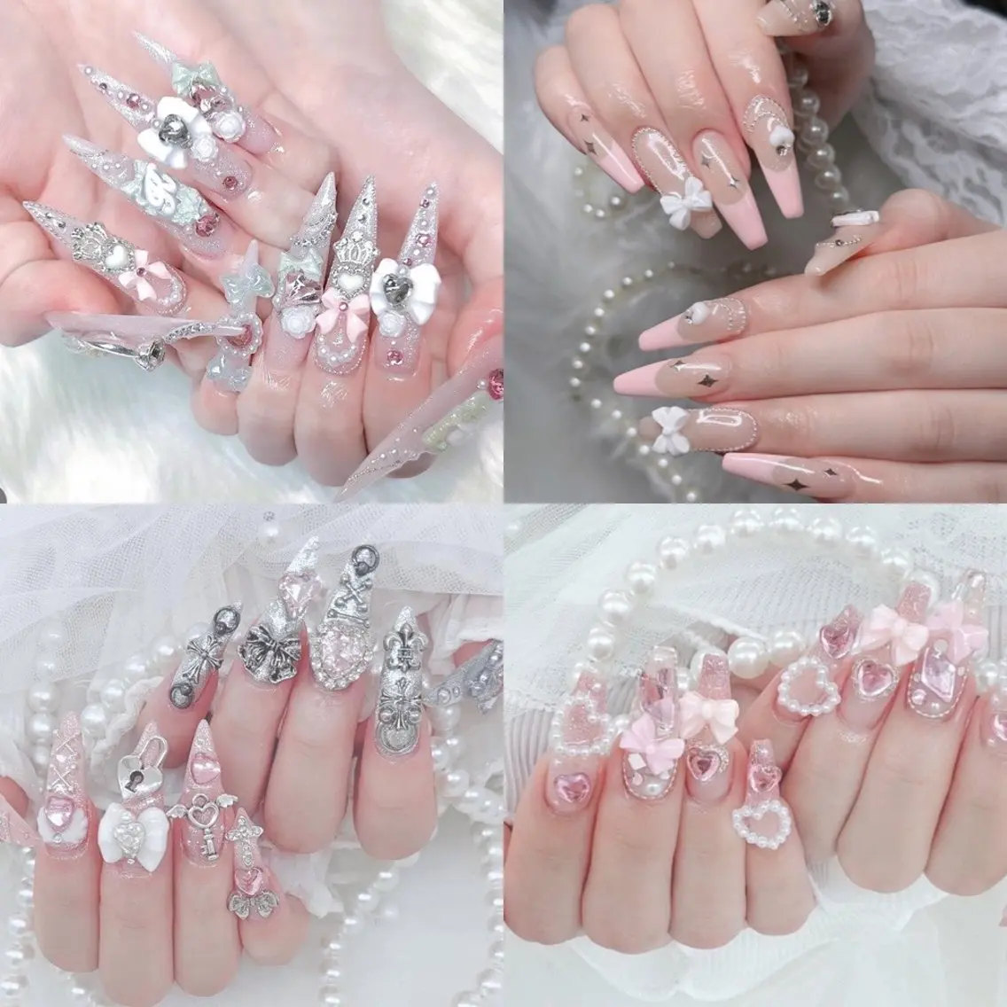 ネイル オーロラネイル フレンチネイル ジェルネイル ハロウィン キラキラネイル H.baby Nail Salonのネイルデザイン