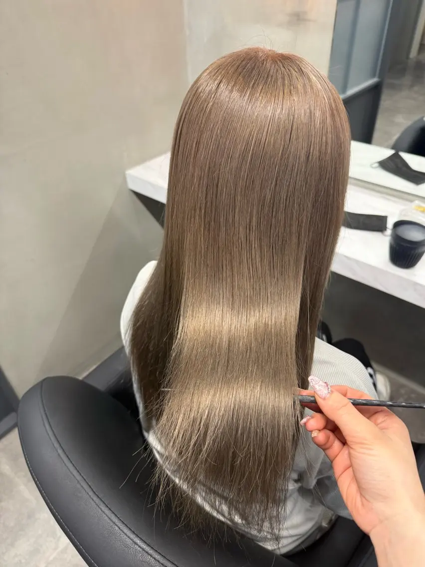 ロング カラー ヘアカラー 木村 智美のヘアスタイル