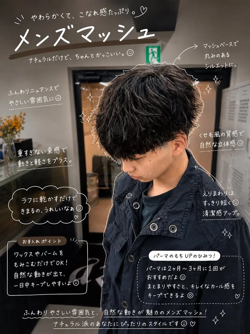 ミディアム わたる /カットモデル募集のヘアスタイル