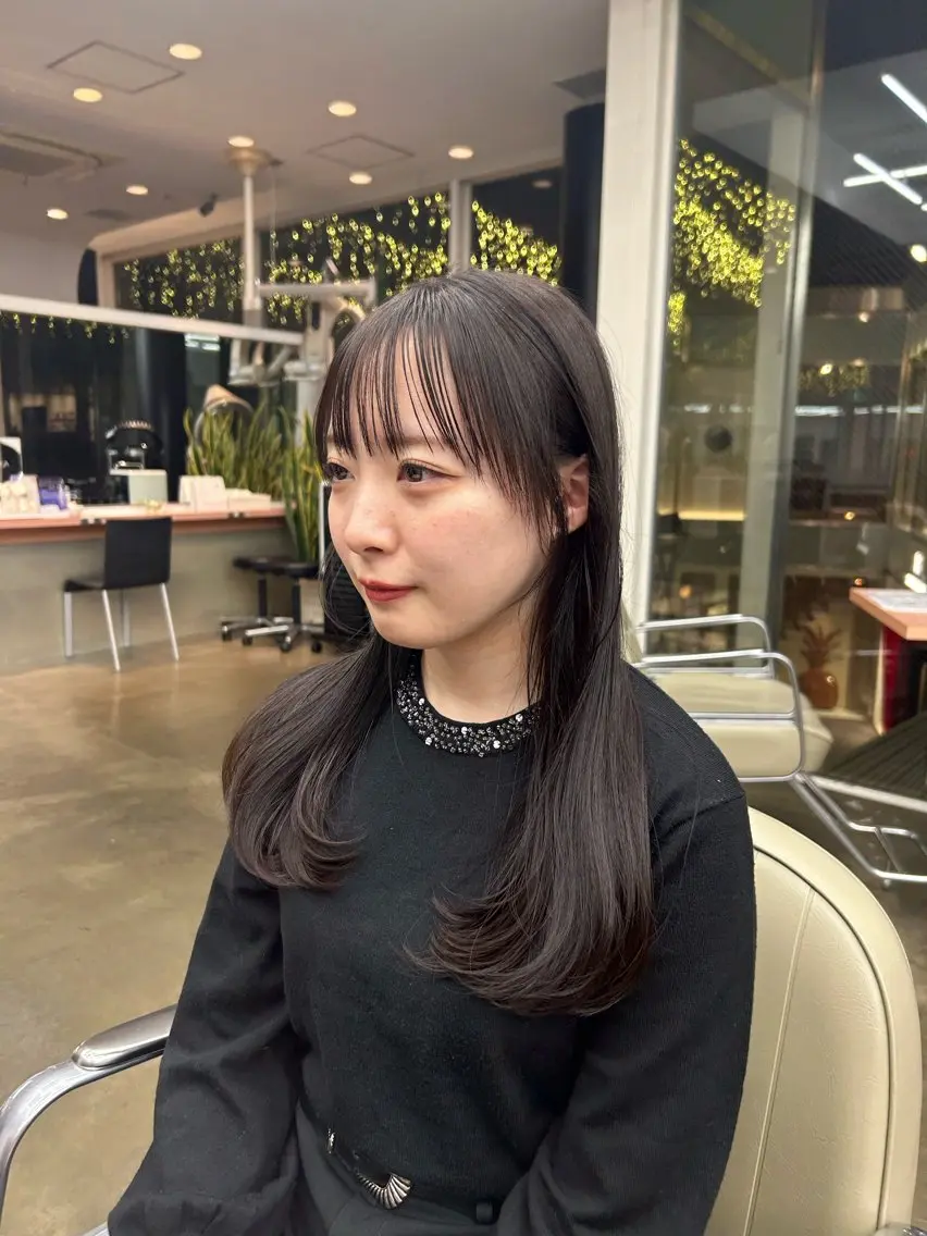ロング カラー ヘアアレンジ 🌼REINA 🌼韓国ボブ🌼赤坂のヘアスタイル